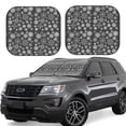 thumbnail image 1 of Fotbe simple white Snowflake Juego de 2 Piezas de Parasoles para Parabrisas | Bloqueador Solar para Auto | Accesorios Plegables para Protección Solar Interior-Large, 1 of 6