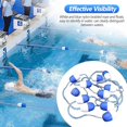 thumbnail image 2 of Pool Safety Rope and Float Kit, Floating Swimming Lane Line, Reusable Portable Floating Barrier, 2 of 5