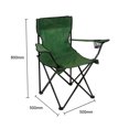 thumbnail image 2 of Asiento de camping Irfora Silla para acampar al aire libre, silla de jardín plegable portátil con reposabrazos, portavasos, bolsa de almacenamiento para acampar, senderismo, pescar en la playa Irfora Asiento de camping, 2 of 5