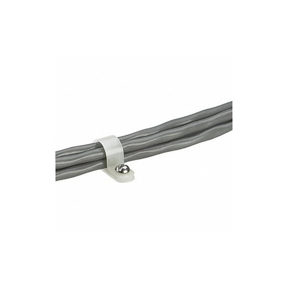 1PACK Panduit Cable Clamp,Screw-On,Screw,Natural,PK100 CCS50-S8-C CCS50-S8-C ZO-G0831171