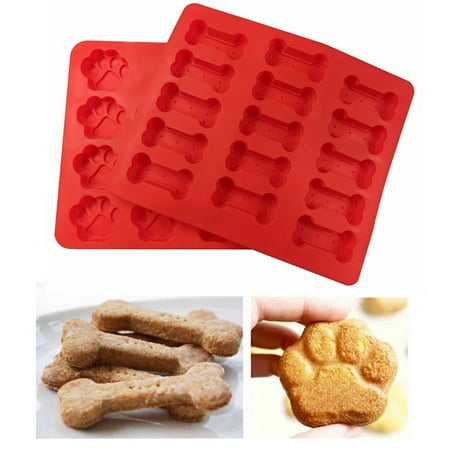 

〖Jisuan〗Kitchen Convenience Tools Baking 2Pc Mould Yellow 12 Silicone Multifunction Dog Cake Mini Kitchen，Dining & Bar