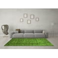 thumbnail image 3 of Ahgly Company Indoor Rectangle Abstract Green Modern Area Rugs, 5' x 8', 3 of 4