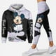thumbnail image 4 of Sudadera con capucha y Leggings de Mickey Mouse para mujer, conjunto de chándal de moda con nombre personalizado gratis, Sudadera con capucha de Minnie, pantalones de Yoga, 4 of 4