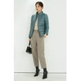 thumbnail image 6 of Wenseny Women’s Long Sleeve Stand-Up Collar Padded Down Puffer Coat Dark Green XL, 6 of 8