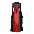 thumbnail image 1 of Vestido gótico con capucha de manga larga a la moda para mujer, vestido largo hasta el suelo para Cosplay Fridja  yut6830, 1 of 7