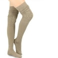 thumbnail image 3 of Teehee Women's Extra Long Fashion Thigh High Socks Over the Knee High Boot Socks, 3 of 10