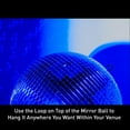 thumbnail image 4 of Eliminator Lighting Disco Mirror Ball with Motor and ADJ Disco Ball Motor, 4 of 6