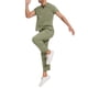 thumbnail image 5 of Penkiiy Scrubs Set para hombres, Classic V-Neck Stretch Top& Pantalones rectos Yoga Waistband 2XL Verde, 5 of 9
