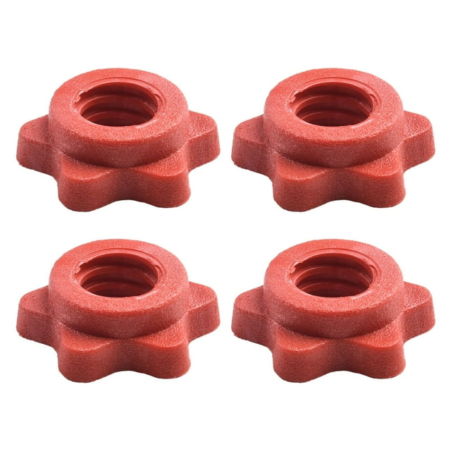 Écrou de Contrôle de Poids 4 Pcs Pinces de Barre d'Haltère Verrou Vis Verrou d'Haltère Colliers