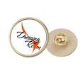 thumbnail image 1 of Compréhension Différentielle Maquillage Dressing Rond en Métal Broche d'Or Clip, 1 of 3