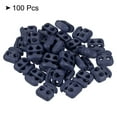 thumbnail image 3 of Cord Locks, Oval Spring Toggle Stopper for Drawstring Bag Shoelaces, Navy Blue 100 Pack, 3 of 5