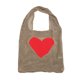thumbnail image 1 of Bolsa de compras reutilizable de malla con estampado de corazón, bolsa de punto para verduras y frutas, 1 of 5