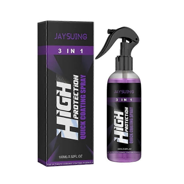 100ML 3 In 1 High Protection Quick Car Coat Ceramic Coating Spray Hydrophobic