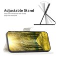 thumbnail image 4 of Premium PU Leather Wallet Case for Samsung Galaxy A13 5G with Card Slots Holder Magnetic Clasp Cover, Stylish Adjustable Kickstand Flip Soft Silicone Shockproof Leather Case for Women Girls,White, 4 of 6
