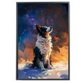 thumbnail image 2 of Border Terrier Dog Art Print Poster, Wall art Canvas Painting Decor, Dog Pop Starry Night Art Home Decor Artwork For Bedroom Living Room Bathroom Décor, 2 of 6