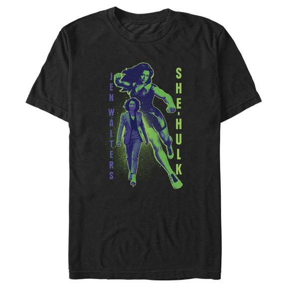 Men's She-Hulk: Attorney at Law Brains and Muscles Graphic Tee Black Small
