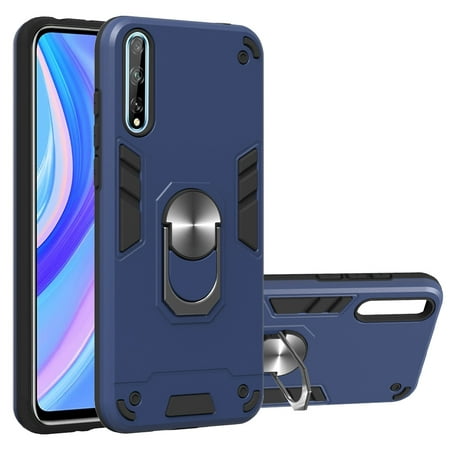 For Huawei Y8P 2 in 1 Armour Series PC + TPU Protective Case with Ring Holder