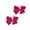 Magenta, variant on 3 Inch Grosgrain Bow for Little Girls- Set of 2 (Magenta)