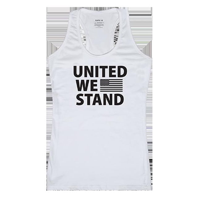 Rapid Dominance GS1-788-WHT-04 Débardeur Graphique United We pour Femmes, Blanc - Extra Large