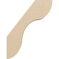 thumbnail image 3 of Ekena Millwork 3"W x 14"D x 18"H Carmel Rough Cedar Woodgrain TimberThane Knee Brace, Primed, 3 of 6