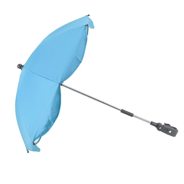 Sombrilla para cochecito BuyWeekMX universal 14 pulgadas ajuste 360 grados protección UV clip portátil