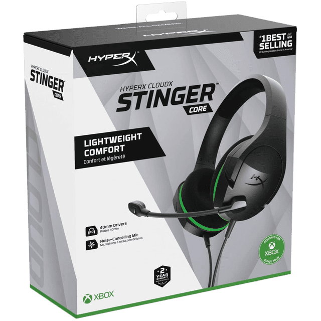 Audifonos Gamer Hyperx Cloudx STINGER Core - Compatibles con Xbox, Play Station y PC