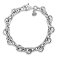 thumbnail image 3 of Auriga Fine Jewelry 925 Sterling Silver Rhodium Plated Fancy Link Bracelet 7.5inch for Women, 3 of 6