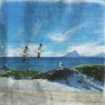 thumbnail image 2 of Lewis, Sheldon 12x12 Gold Ornate Wood Framed with Double Matting Museum Art Print Titled - Flying Friends, 2 of 4