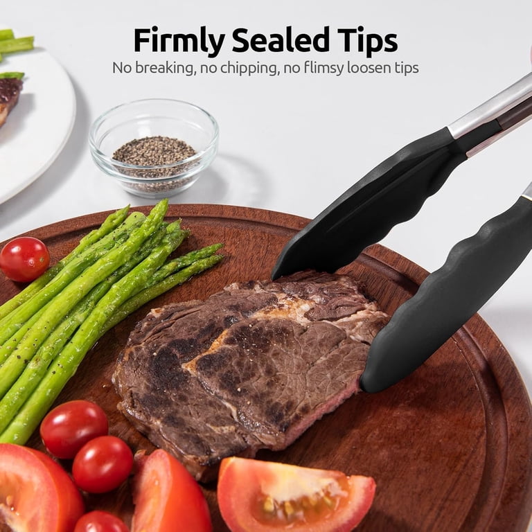 U-Taste 7-Inch Kitchen Tongs with Heat-Resistant Silicone photo 8