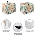 thumbnail image 5 of Toaster Cover 2 Slice, Vintage Spring Floral Dustproof Bakeware Oven Protector with Top Hook, Summer Botanical Abstract Art Waterproof Small Kitchen Appliance Toasters Dust Cover, 12"x7.5"x8", 5 of 9