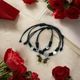 thumbnail image 4 of Cute Magnetic Couple Bracelet Super Girl Weaving Hand Rope Gift For Festival, 4 of 6
