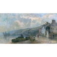 thumbnail image 3 of Albert Lebourg 18x11 Black Modern Framed Museum Art Print Titled - Rain Time (1901), 3 of 5