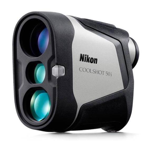 Pre-Owned Nikon COOLSHOT 50i 6x Golf Rangefinder with OLED Display, Mount and Dual Locked On Quake Technology