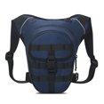 thumbnail image 1 of TFixol Adjustable Motorcycle Leg Pack with Reflective Strips, Large Capacity Waterproof Polyester Fiber Waist Bag for Outdoor Riding (Dark Blue), 1 of 6