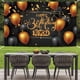 thumbnail image 4 of Happy Birthday Backdrop Banner Black and Gold Birthday Party Background Decorations Happy Birthday Party Decorations for Men and Women, 4 of 4