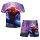 thumbnail image 1 of Marvel Superhero Hulk T-Shirts For Boys Top Shorts 2 Pcs Sets Children Cartoon Spiderman Clothes Set Baby Kids Sports Suit 4-149T Gong Bohan LED, 1 of 2