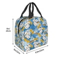 thumbnail image 3 of Vsdgher Flower and Sail Boat Lunch Bag, Lunch Box for Women Adult Men, Lunch Tote Insulated Cooler Lunch Container for Work/Office/Picnic/Travel, 3 of 8