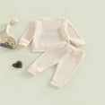 thumbnail image 4 of POINTERTECK Ensembles de Pantalons à Cordon à Manches Longues pour Bébé Fille, 4 of 8
