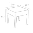 thumbnail image 5 of Luxury Commercial Living 3-Piece Gray Patio Seating Conversation Set 32", 5 of 6