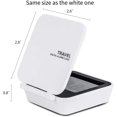 thumbnail image 5 of FrostHike Small Digital Travel Alarm Clocks.Battery Operated Mini Travel Clock with Backlights.Portable Folding Mini Pocket Calendar Temperature Clock for Outdoor Kids Table Cars Cruise Camper (White), 5 of 5