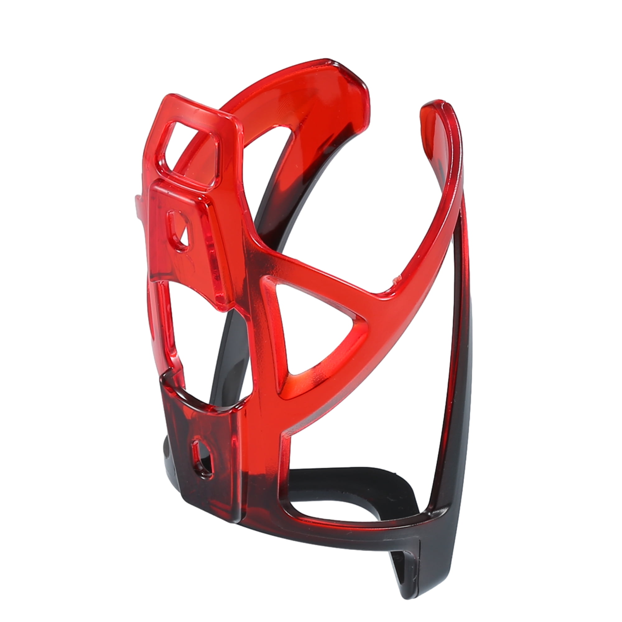 Unique Bargains Durable Bike Water Bottle Cage Holder with Screws and Wrench Red