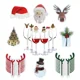 thumbnail image 5 of 10 piezas de tarjeta de taza de Navidad, gorro de Papá Noel, decoración de copas de vino, adornos de Navidad, regalo de Año Nuevo, decoraciones navideñas para el hogar, 5 of 5