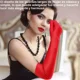 thumbnail image 4 of 6 Piezas Guantes Largos Elegantes De Dama Satin Accesorio, 4 of 8