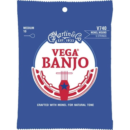 Martin V740 Vega Medium 5-String Banjo Strings
