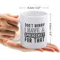 thumbnail image 2 of Don''T Worry I Have A Spreadsheet For That Mug 11Oz Ceramic Tea Cup Coffee Mug Birthday Christmas Winter Holiday Gifts, 2 of 6