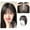 A-25cm, variant on Women's Wig Piece Head of Hair Patch Hair Piece Fluffy Hair Increase Hair Volume Real Hair Bangs Cover White Hair Wig Piece