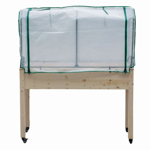Grapevine Raised Planter Greenhouse