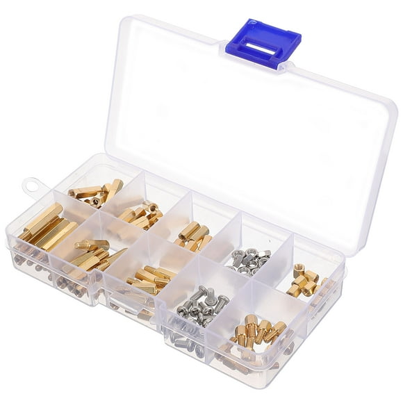 FUTUREORYY 120Pcs Replacement Computer Screws Assorted Color Copper Alloy for Motherboard Standoffs and Spacers