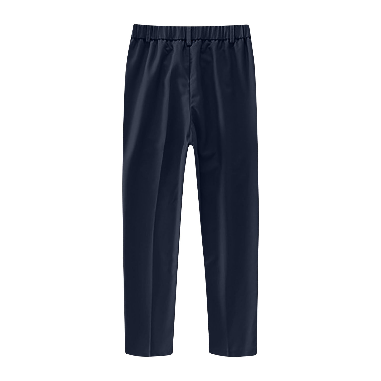 Pantalon École Garçon Ceinture Élastique Complète - Gris/Noir/Bleu Marine - Confortable 2 à 16 Ans - Listers Schoolwear