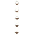 thumbnail image 3 of Colaxi 3.3ft Rain Chain ,Rainwater Catcher Rain Chimes,House Outdoor Decor Gutters Metal Rainwater Catcher Chain Rainwater Catcher Chains E, 3 of 8